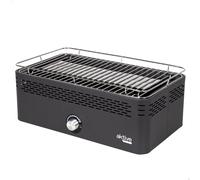 Aktive Parrilla rectangular sin humo plateada 42 x 23 cm