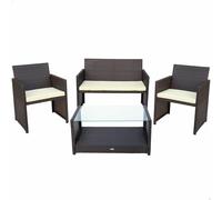Color Baby Conjunto de sofá, 2 sillones y mesa Aktive