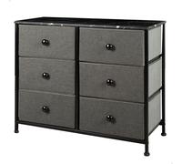 Color Baby Max Home Cómoda 6 Cajones 80X30X62 Cm - Gris