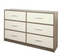 Color Baby Max Home Cómoda de 6 Cajones 114X30X70 Cm