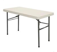 Color Baby Mesa rectangular plegable color crema 122X61X74 cm