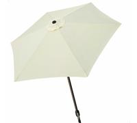 Color Baby Parasol de terraza 270 cm con chimenea y mástil de aluminio