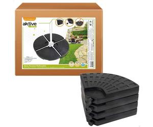 Color Baby Set de 4 soportes para parasol rellenables Aktive Garden