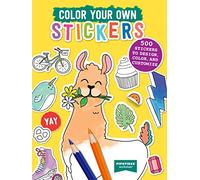 Pegatinas para colorear: 500 pegatinas para diseñar, colorear y personalizar (Pipsticks+Workman)