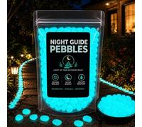 Colorido Brillo en la oscuridad piedra del jardín,Brillo en la oscuridad guijarros al aire libre guía de la noche, guijarros de la guía de la noche, brillante jardín piedras kit,decoració blue 600PCS