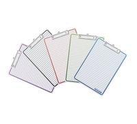 COLORLINE Carpeta con Pinza Office Box con Falsilla de Plástico Rígido, Colores Surtidos (Set de 10)