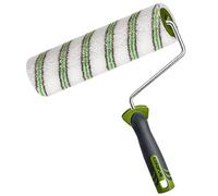 Colorus Juego de rodillos de pintura para pared de 25 cm, rodillo de pintura de poliamida, rodillo grande con soporte para rodillo de pintura, juego de pintura con pasador