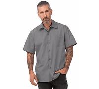 Colour by Chef Works B179-L Cool Vent - Camisa de Chefs (tamaño Grande), Color Gris