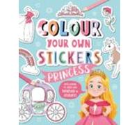 colour your own stickers: princess
