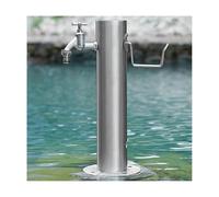 Columna de Agua anticongelante y antioxidante para Grifo, Fuente de Agua Exterior de Acero Inoxidable, Columna de Agua de jardín anticongelante con Grifo de Acero inoxida
