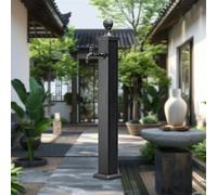 Columna De Agua Para Jardín, Fuente Exterior De Acero Inoxidable Resistente A Las Heladas, Punto De Riego Para Terraza(114cm/44.9in)
