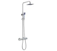 Columna de bañera extra larga Gasol con ducha cuadrada by Oxen