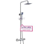 Columna de bañera extra larga Gasol con ducha cuadrada by Oxen