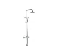 Columna de bañera y ducha termostática de diseño moderno con un acabado cromado Line de Imex