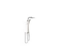 Columna de ducha con rociador cuadrado para cualquier grifo en acero Over Wall Tres