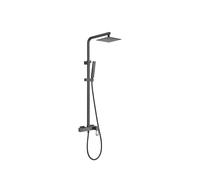 Columna de ducha con una barra de acero inoxidable de acabado negro mate Suecia de Imex - Negro / Latón / Imex