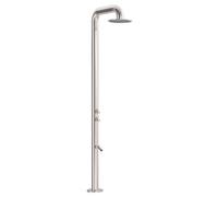 Columna de Ducha Doble Exterior en Acero Inoxidable | Colectividades Tres
