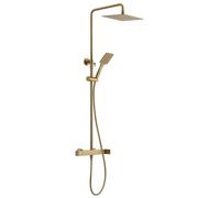 Columna de ducha Sapho CUBEMIX con grifo de palanca, color dorado mate