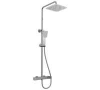 Columna de ducha Sapho CUBEMIX con grifo de palanca, cromada
