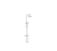 Columna de ducha termostática con grifo para bañera y alcachofa de mano en cromado Ebro de Valaz - 20 cm