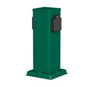 Columna de enchufe de jardín POLLY para exterior IP44 2 vías acero inoxidable