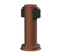 Columna de enchufe de jardín PORU para exterior IP44 2 vías acero inoxidable