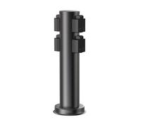 Columna de enchufe de jardín PORU para exterior IP44 4 vías acero inoxidable