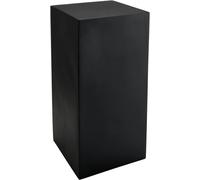 Columna decorativa de fibra de vidrio, color antracita, 60x30x30 cm