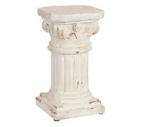Columna decorativa de magnesio blanco 25x25x45h cm