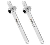 ColumPRO Juego de 2 llaves de purga de radiador (100 mm) | Llave de purga de calefacción de acero inoxidable 304, 5 x 5 mm y 3/16 pulgadas, llave cuadrada para ventilación de