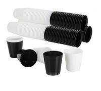 com-four® 120x vasos de chupito reutilizables, vasos de chupito | vasos de chupito para fiestas - camping y para llevar - reutilizables y aptos para lavavajillas