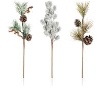 com-four® 3X arreglos Decorativos, ramitas como Grandes Decoraciones | hermosas decoraciones para habitaciones - también para coronas y arreglos florales.