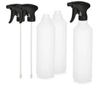com-four® 3X Botella pulverizadora Cabezal pulverizador Ajustable | Atomizador de 790 ml con rosca 28/400 - Pulverizador de flores vacío para plantas - flores - jardín - taller