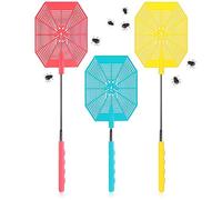 COM-FOUR® 3X Matamoscas con telescopio Extensible 27-58cm -Matamoscas | mosquitos y otros insectos