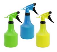 com-four® 3x Pulverizador de flores, botella rociadora para regar plantas | botella rociadora de agua para atomización de agua y control de plagas [la selección varía]