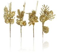 com-four® 4X arreglos Decorativos, ramitas como Grandes Decoraciones | hermosas decoraciones para habitaciones - también para coronas y arreglos florales.