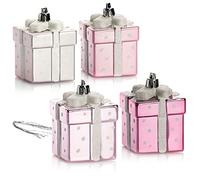 COM-FOUR® 4X Christmas Tree Pendant Gift, Caja de Regalo con Forma de Bola