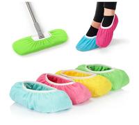 com-four® 4X Fundas para mopa 4 Colores, Fundas de Repuesto de Microfibra | lavables hasta 60 °C - Limpieza de zapatos