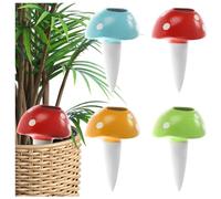 com-four® 4x Sistema automático de riego para plantas de interior - Dispensador de agua para plantas - Conos de cerámica para riego de flores - Púas hidrológicas