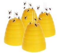 COM-FOUR® 4X Trampa para Insectos con Tapa extraíble, Trampa Viva | Protección contra Insectos respetuosa con los Animales