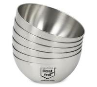 com-four® 6x cuencos de metal para salsas snacks entrantes o postres | cuencos decorativos para servir y dulces