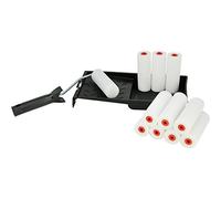 COM-FOUR® Conjunto de Rodillos de Pintura de 13 Piezas con Bandeja de Tinta, Rodillos de Tinta para Pintar y Pintar sobre Superficies Planas