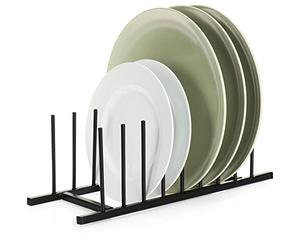 com-four® Escurreplatos, Portaplatos de Metal, Escurreplatos Estable | Organizador de cocina moderno - Secador de platos noble
