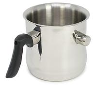 com-four® Olla de leche y olla a fuego lento, 1.2 litros, doble pared | baño de agua