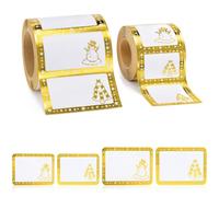 com-four® Pegatina de Regalo 120x para Navidad en Dos tamaños, autoadhesiva (120 Piezas - Pegatinas)
