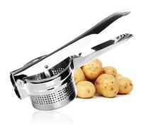 COM-FOUR® Prensa de patatas: prensa manual para patatas, frutas y verduras | ideal para puré de patatas y spaetzle fino