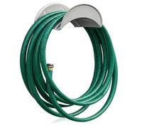 com-four® Soporte de pared de acero para manguera, recubrimiento en polvo | para mangueras - cables de carga y cables - almacenamiento estable