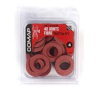 COMAP S279134 - Juego de 40 juntas de fibra estándar para agua caliente y fría sanitaria - 20 x 27 - Juntas para conexión