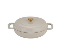 Combekk Cazuela de hierro fundido esmaltado Combekk Enameled Ø28 cm Pomo sand-gold