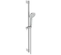 Ideal Standard Idealrain Evo Jet - Conjunto de ducha Circle, barra 90 cm con teleducha, 3 chorros, cromo B2237AA